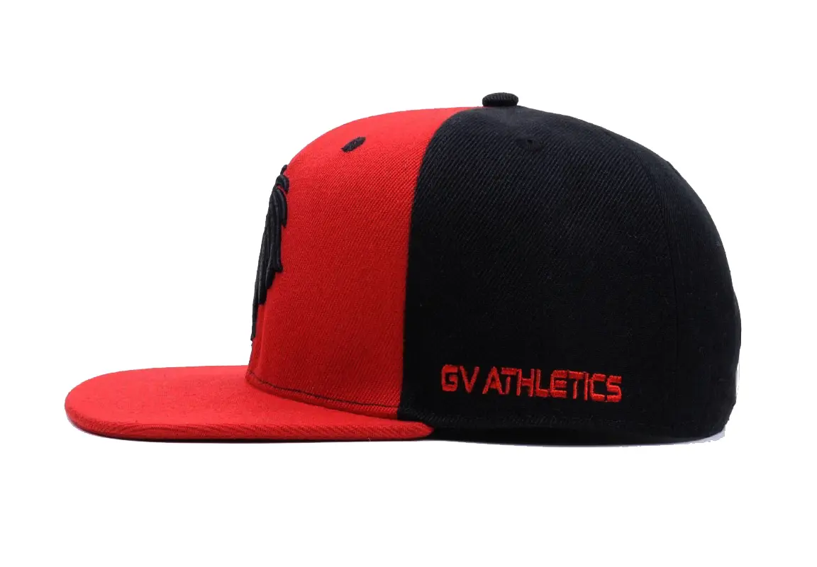 Structured Flat Brim Sports Cap Wholesale Products Snapback Cap Custom Logo 3D Embroidery 6-Panel High Quality Snapback Cap 3