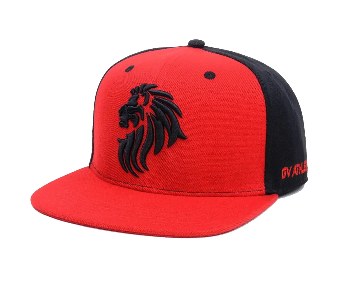 Structured Flat Brim Sports Cap Wholesale Products Snapback Cap Custom Logo 3D Embroidery 6-Panel High Quality Snapback Cap 2