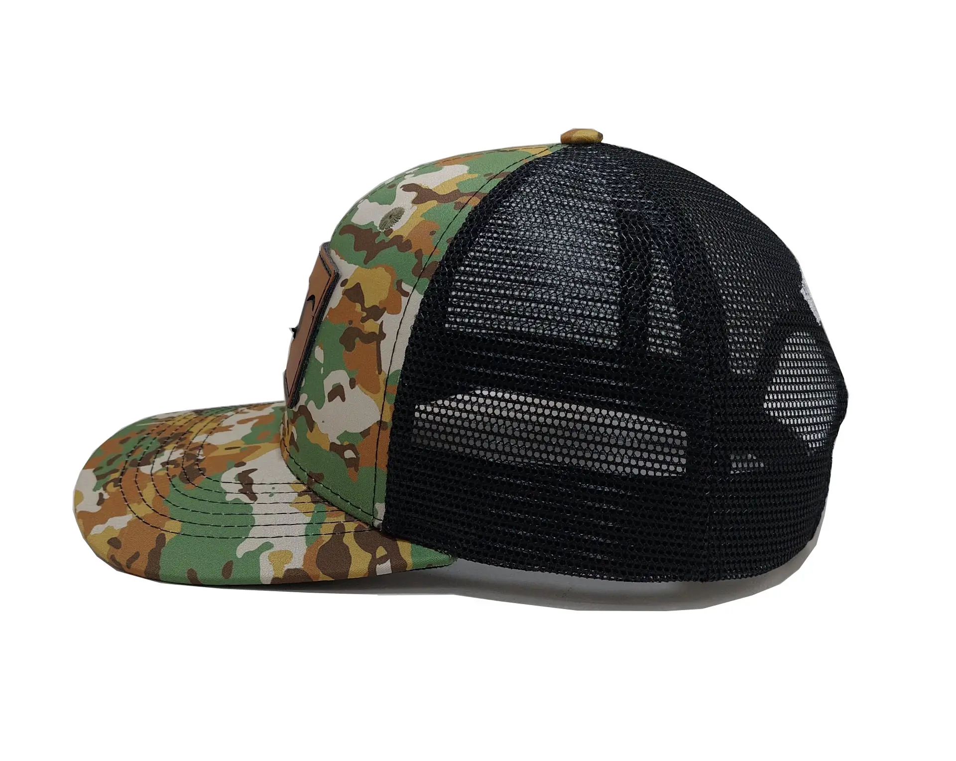 Sublimated Camouflage Snapback Caps Custom Printing Camo Promotional Hat Sport Dad Cap Leather Logo  112 Trucker Hats 3