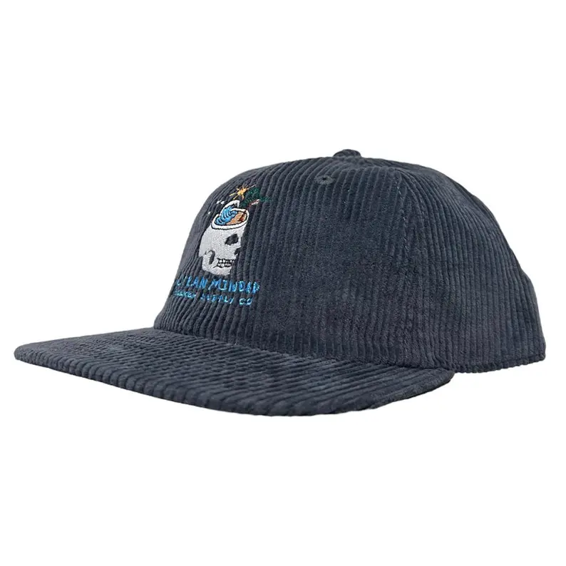 Summer Style Corduroy Snapback Cap Embroidered Logo Vietnam Made Unisex Gorras Adjustable Unstructured Hat Travel Camping L01 2