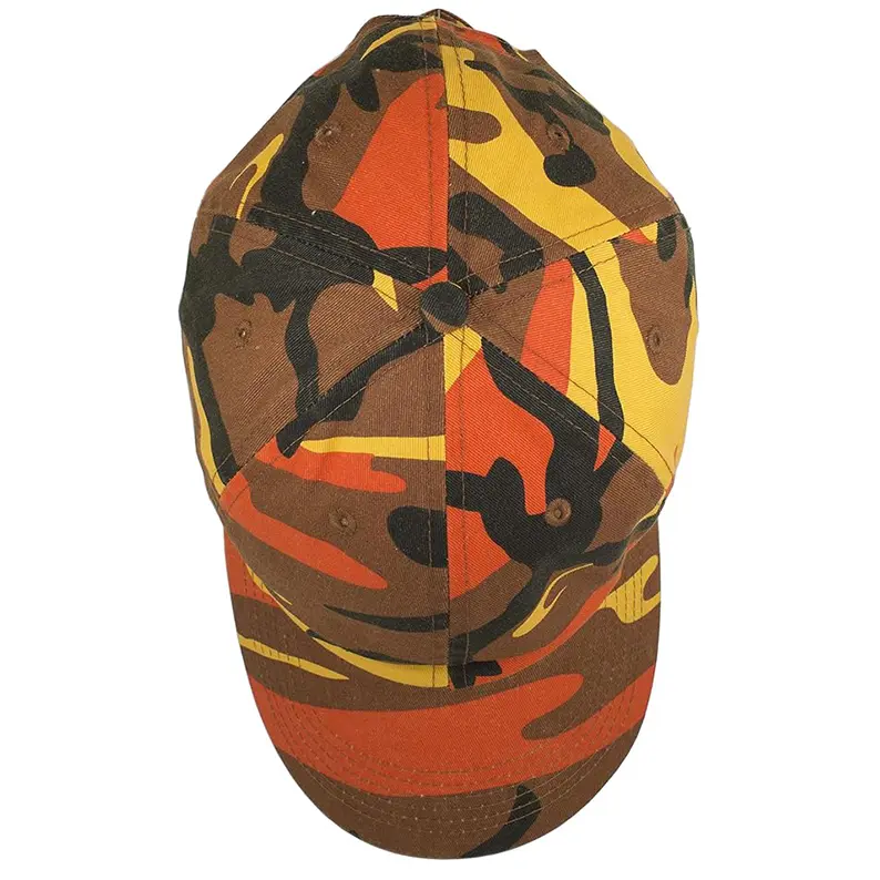 Summer Styles Camo Baseball Cap Cotton Twill 6 Panel Dad Hat with Metal Buckle Closure Custom Gorras OEM Vietnam Factory 4