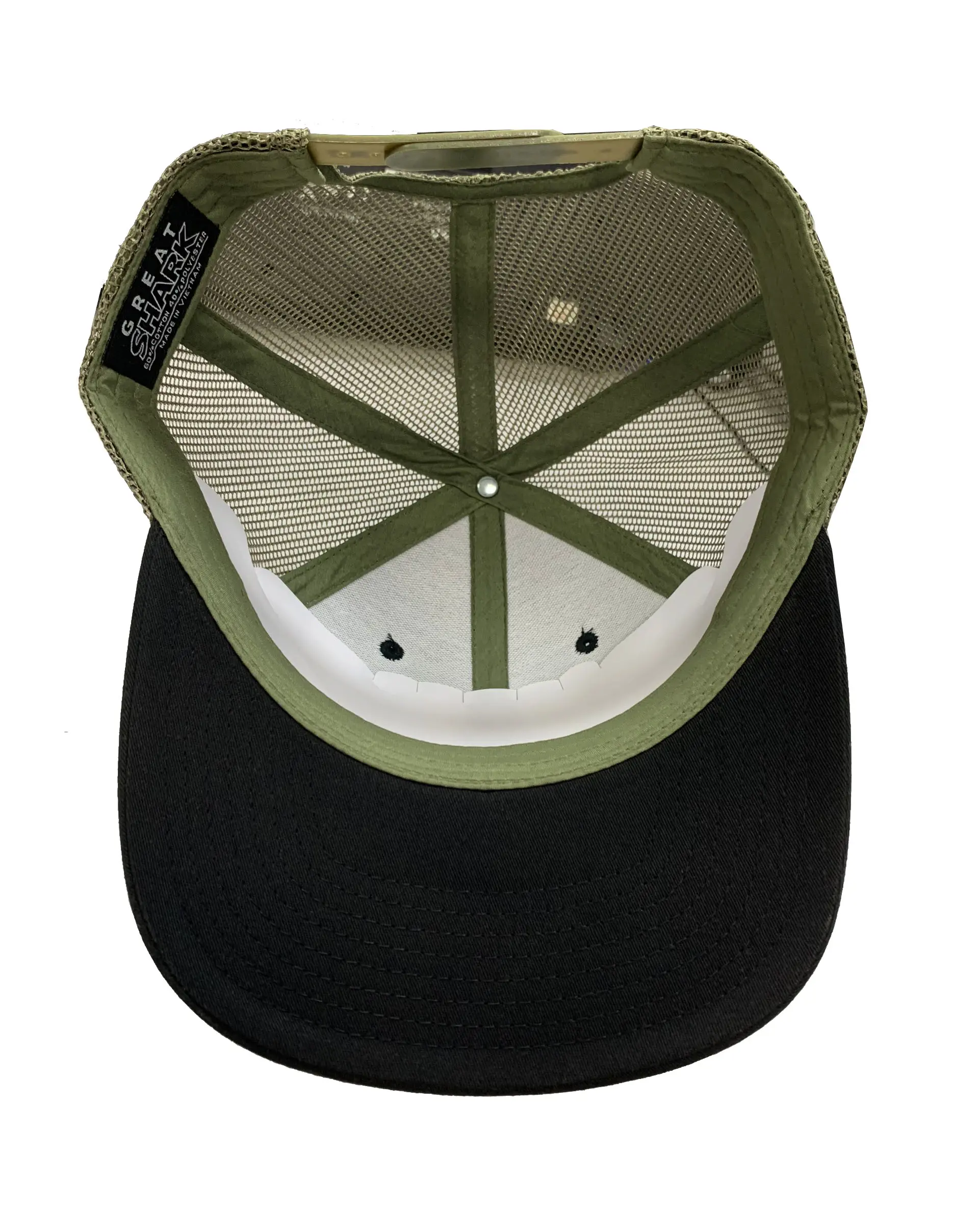 Support Samples Mix Olive/Black Color PVC-Rubber Logo High Quality Outdoor Wholesale Outdoor Trucker Hat for Men Women 6