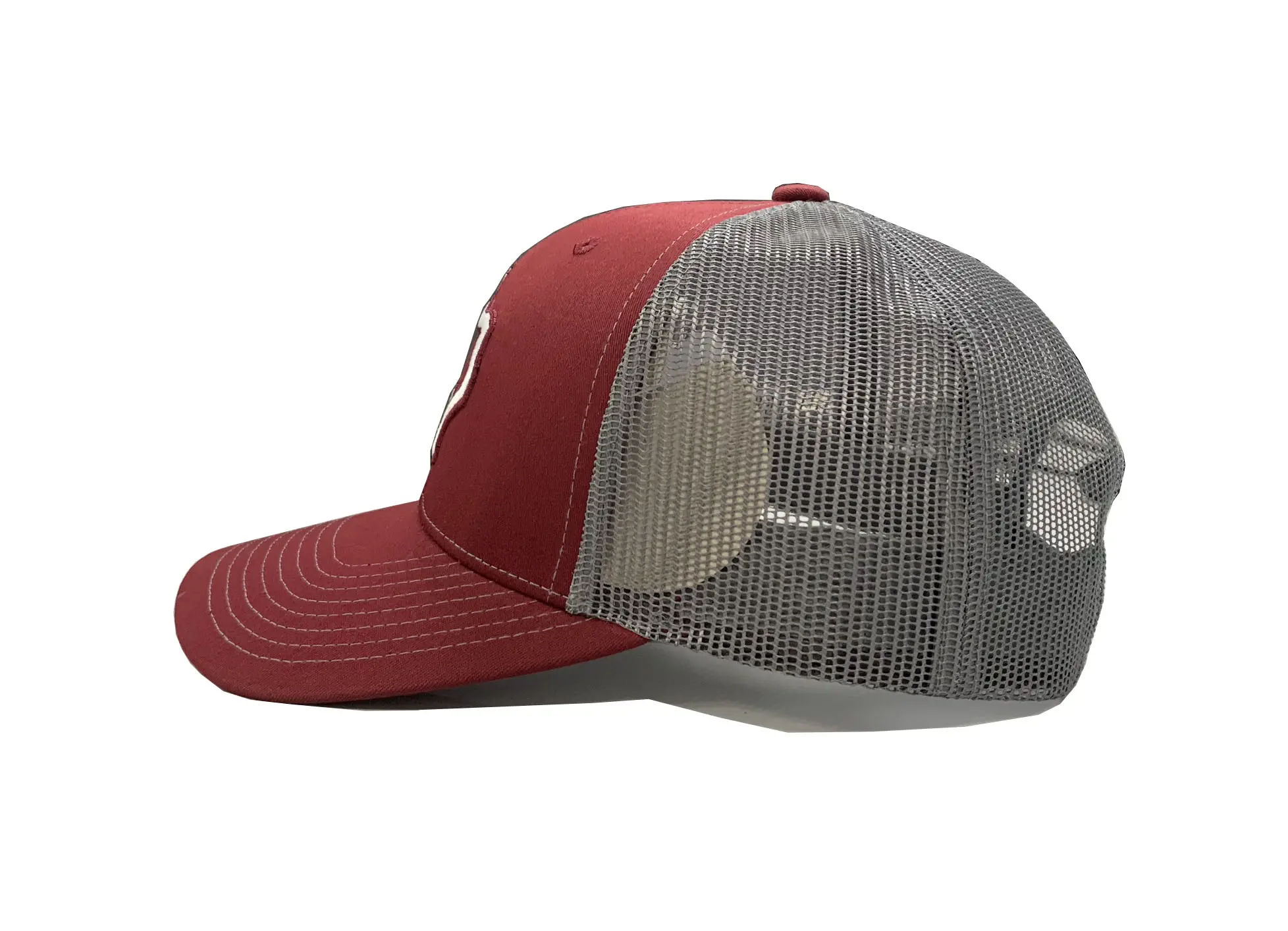 Texas Embroidery Logo Trucker Hats Custom Burgundy Snapback Caps Custom Patch Vietnam Promotional Hat 3