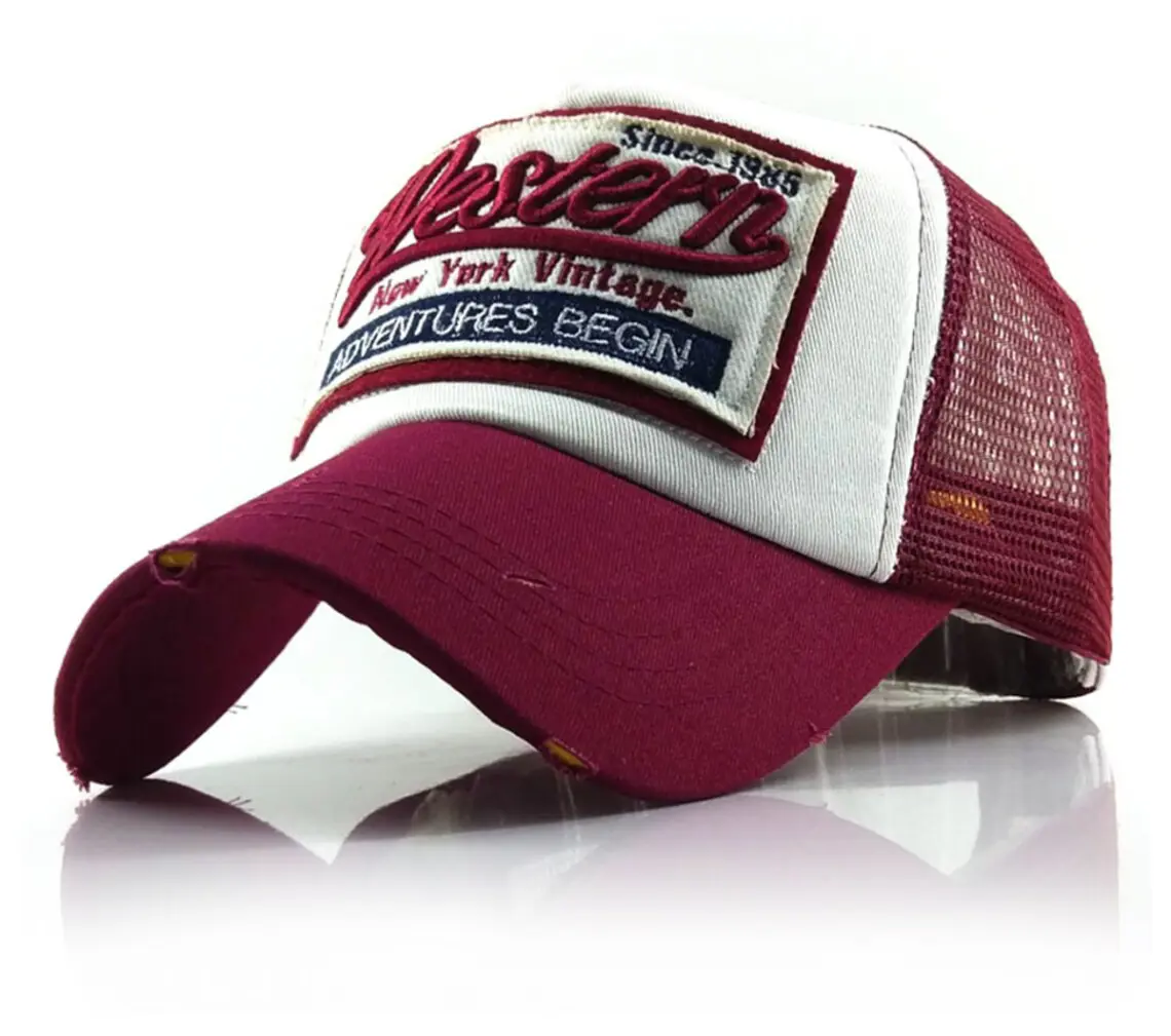 Trendy Hat for Summer 6-Panel Curved Brim High Quality Various Color Low Profile 65% Cotton and 35% Polyester Fabric Trucker Hat 5