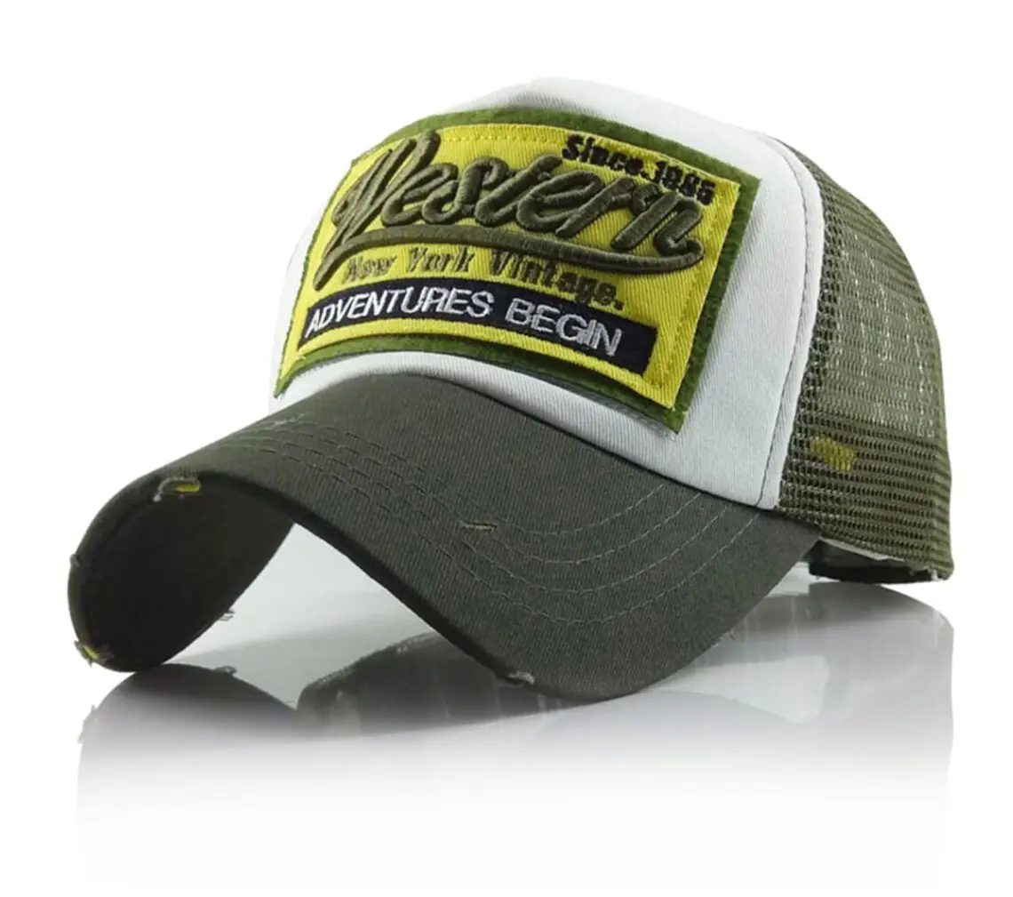 Trendy Hat for Summer 6-Panel Curved Brim High Quality Various Color Low Profile 65% Cotton and 35% Polyester Fabric Trucker Hat 2