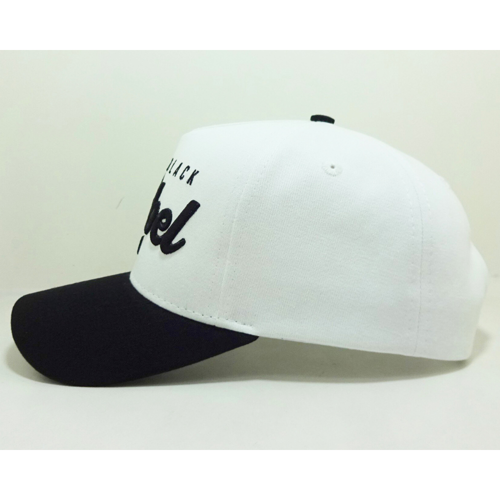 Trendy Two-tone Baseball Caps 5 Panel Custom Button 3D Embroidered Logo Adjustable Snapback Closure Bulk Order Vietnam Headwear 4