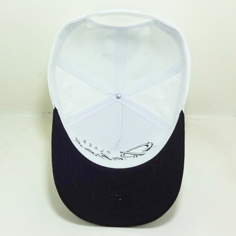 Trendy Two-tone Baseball Caps 5 Panel Custom Button 3D Embroidered Logo Adjustable Snapback Closure Bulk Order Vietnam Headwear 6