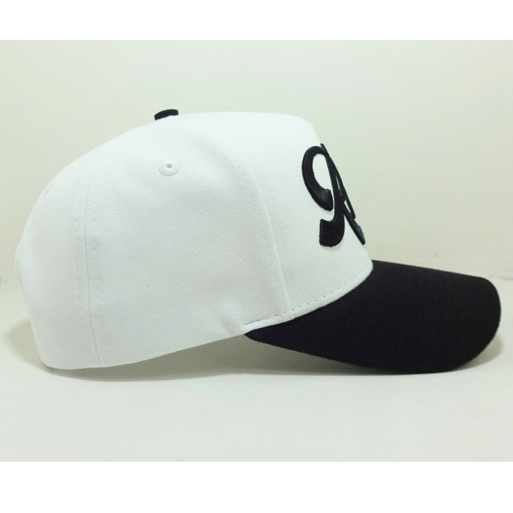 Trendy Two-tone Baseball Caps 5 Panel Custom Button 3D Embroidered Logo Adjustable Snapback Closure Bulk Order Vietnam Headwear 5