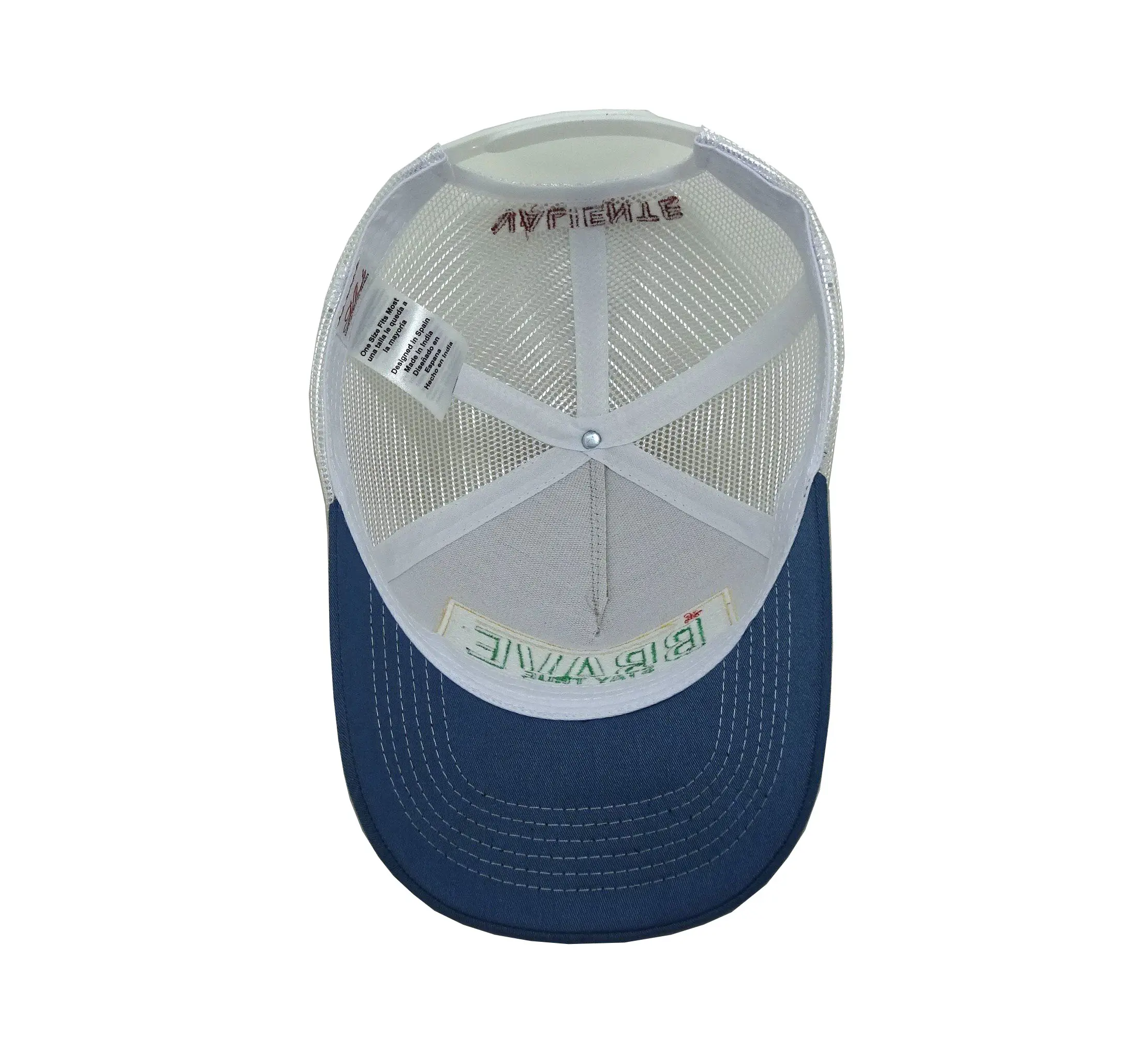 Tri Color Heather High Quality 5 Panels Customized Big Embroidery Patch Trucker Hats Custom Woven Patch Vietnam Supplier 4