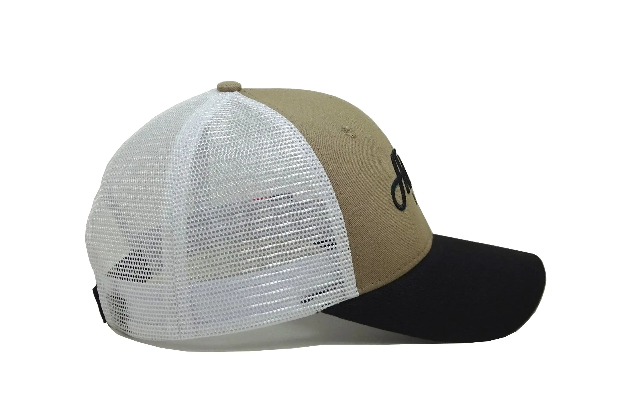 Tri Color Trucker Hat embroidery Logo Baseball Caps For man Sport Dad Hats Golf Cap For Brand Factory in Vietnam Support sample 5