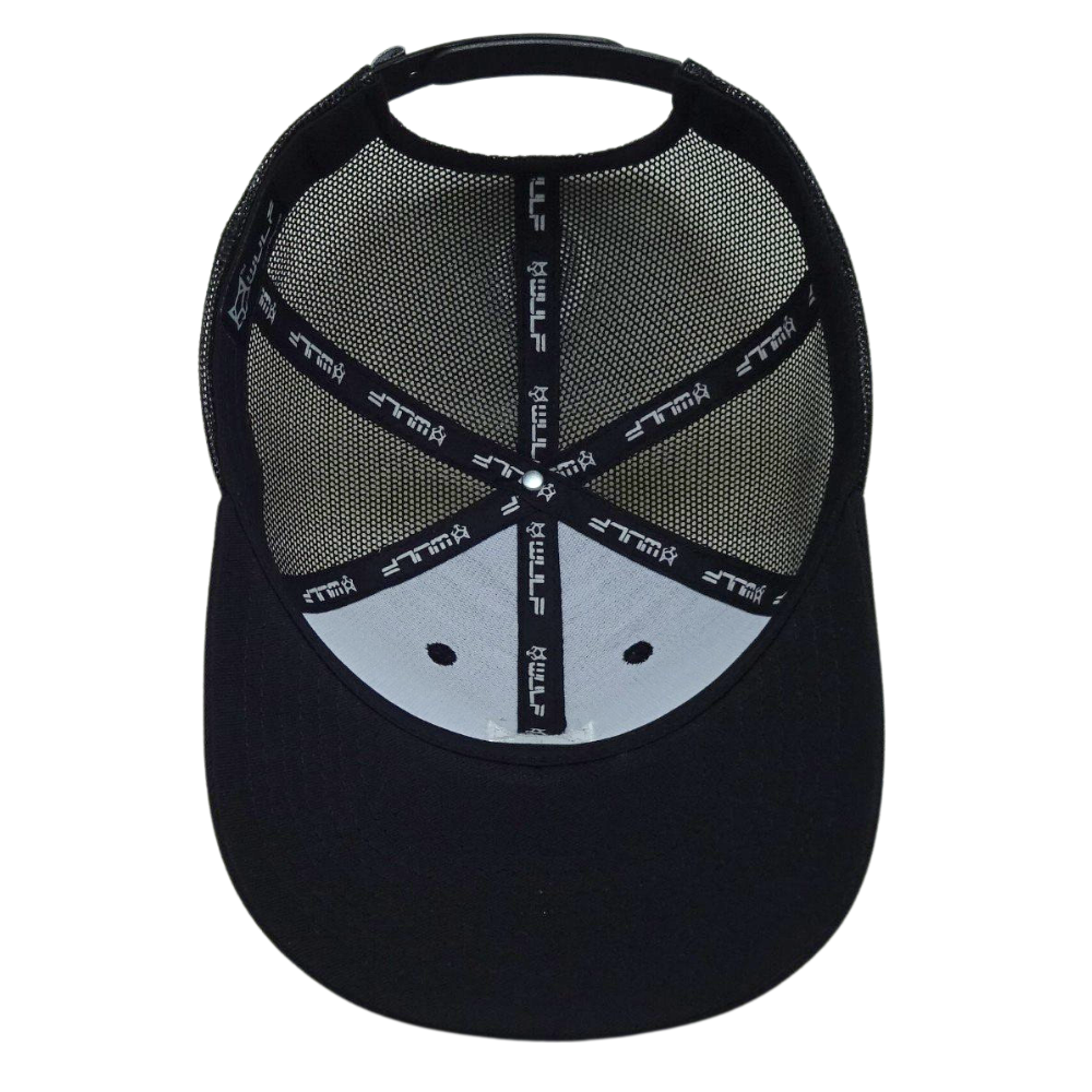 Trucker Caps Hats 6 Panel Structured Custom Flat 2D Embroidery an Rubber Logo Printed Seam Tapes Single Breasted Buckle All Ages 6