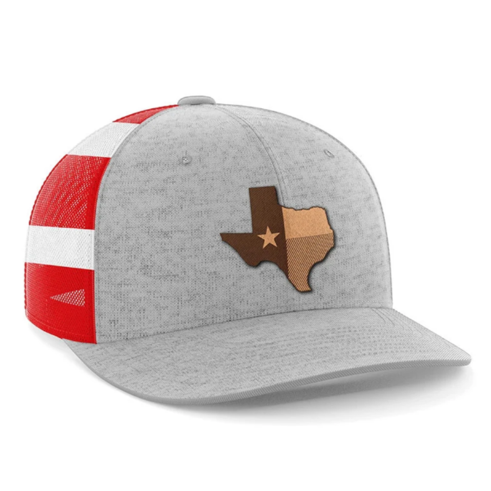 Trucker Hat Texas American Flag Embroidered Logo Gorras Caps Custom Breathable Mesh Adjustable Snapback Closure For Shopping OEM 4