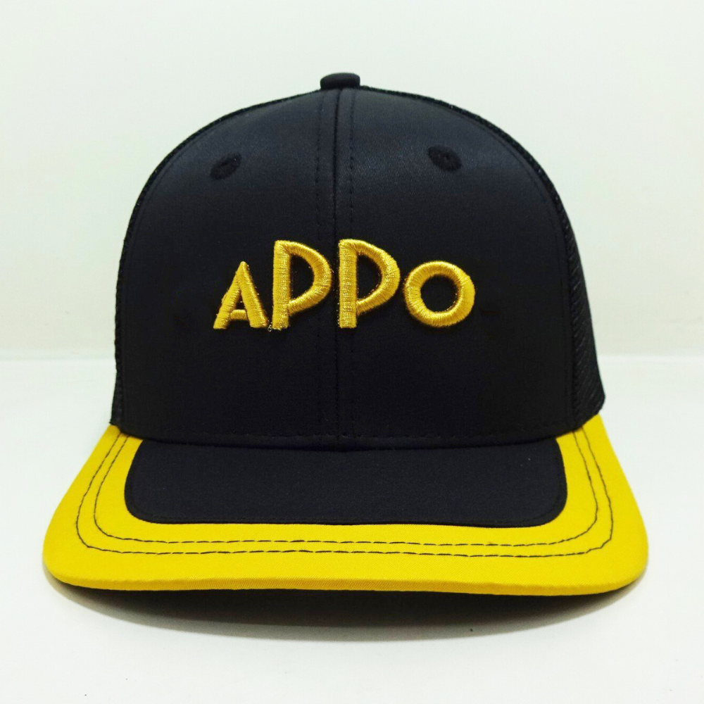 Trucker Hats 6 Panel 3D Embroidered Logo Custom Brim Color Structured Caps Breathable Mesh Adjustable Snapback Closure Unisex 2