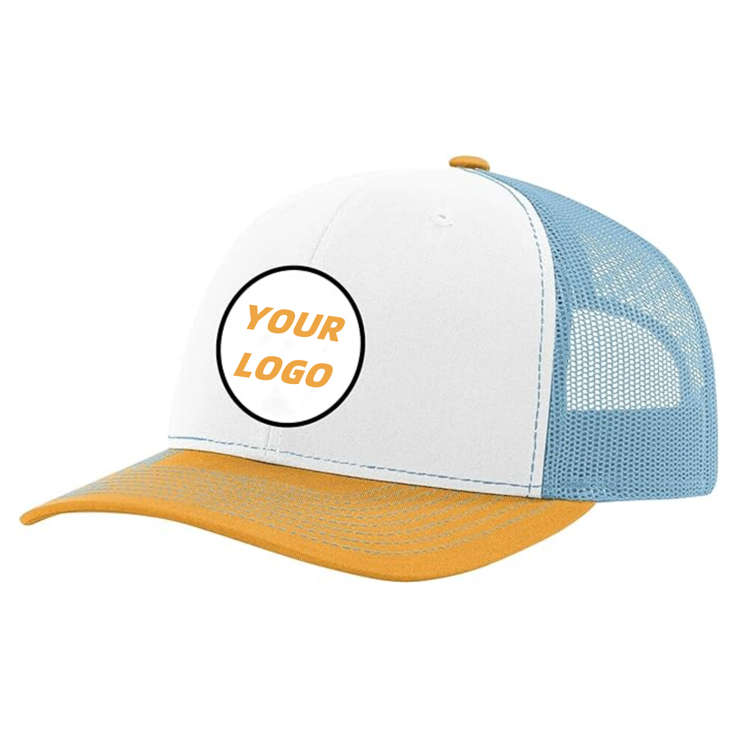 Trucker Hats High Quality Custom Splice Color High Quality Sports Unisex Mesh Trucker Hats 1