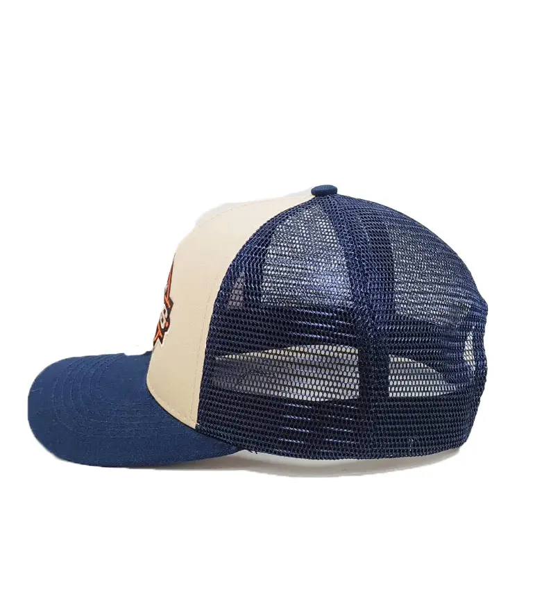 Two Tone Trucker Hats Gorras Embroidery Logo Custom Design Vietnam Factory INJAE VINA Headwear 3