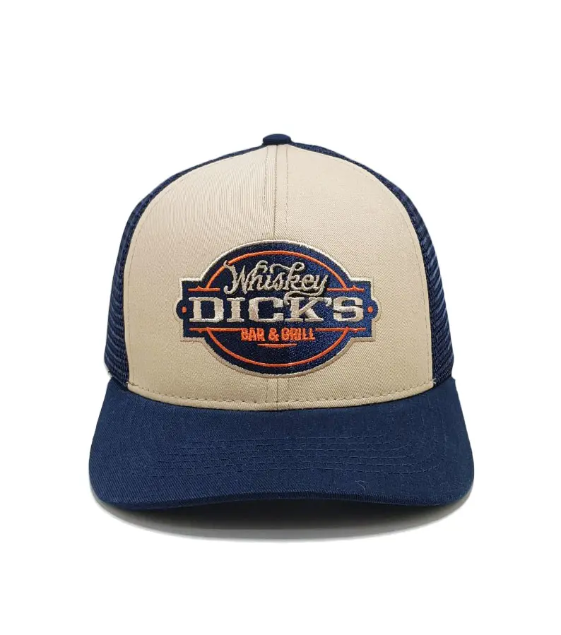 Two Tone Trucker Hats Gorras Embroidery Logo Custom Design Vietnam Factory INJAE VINA Headwear