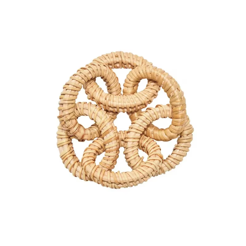 Unique and aesthetic rattan napkin ring Made in Vietnam Eco-friendly material for home and tableware decoration Wholesale 2