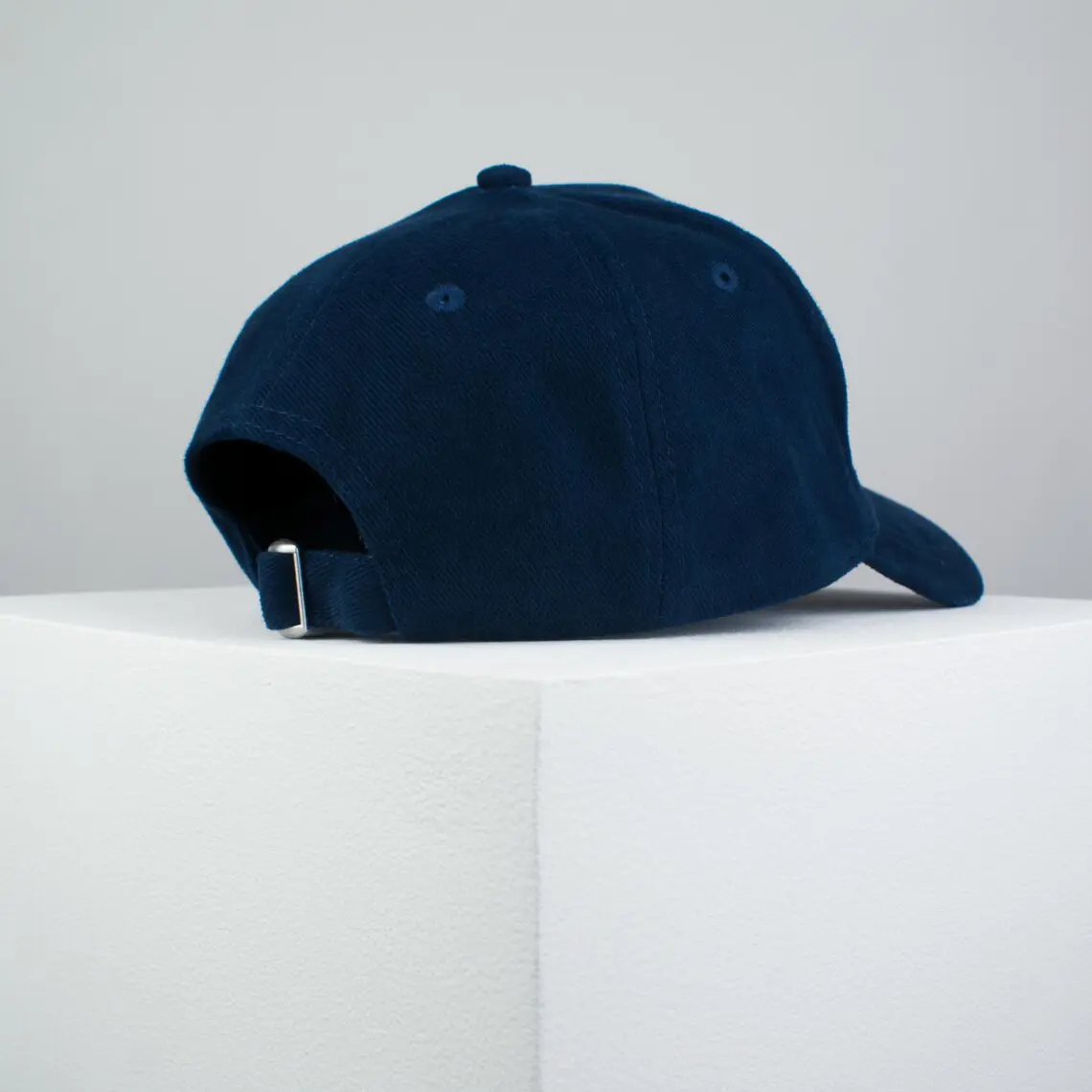 Unisex 2D Embroidery 6-Panel Curved Brim High Quality Blue Color Low Profile Cotton Fabric Baseball Caps from Vietnam Supplier 5