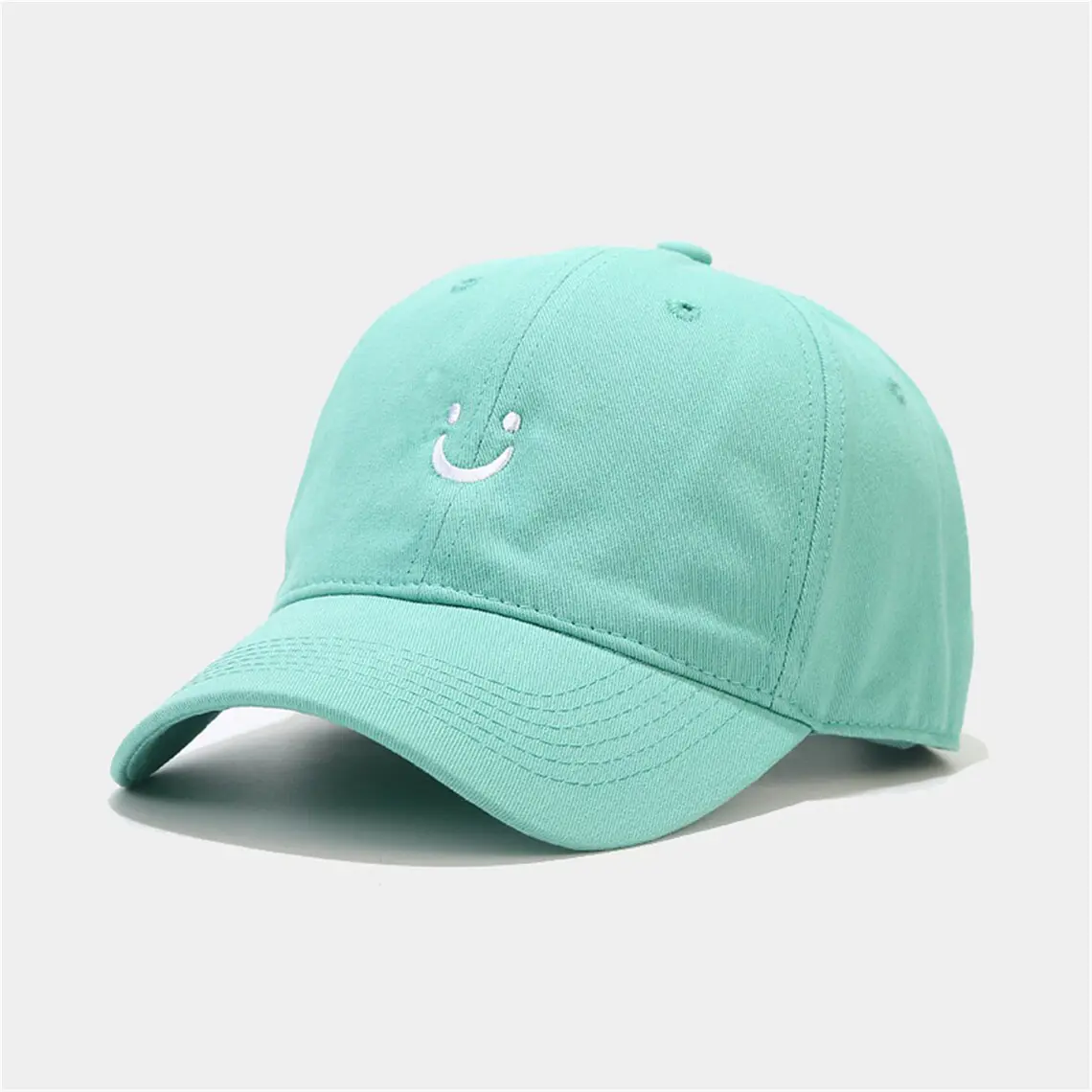 Unisex Baseball Cap 6-Panel Curved Brim High Quality Low Profile 65% Cotton and 35% Polyester Baseball Cap in Vietnam Factory