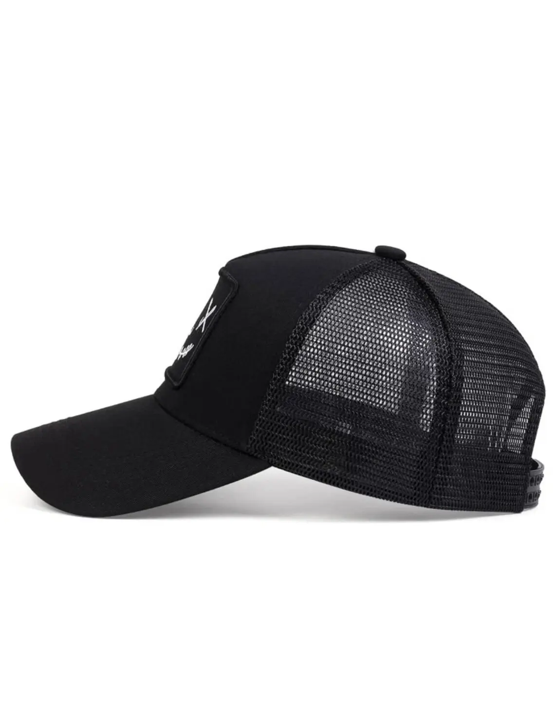 Unisex BaseBall Cotton Cap Smile Signature Embroidered on the Front High Quality Black/White Color Mesh Back Hat Trucker Hats 5