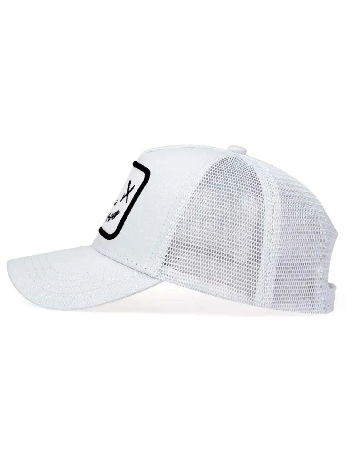 Unisex BaseBall Cotton Cap Smile Signature Embroidered on the Front High Quality Black/White Color Mesh Back Hat Trucker Hats 6