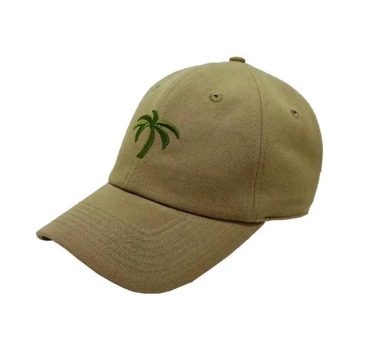 Unisex Custom Baseball Cap Unstructured 6-Panel Curved Brim Low Profile Cotton Fabric Promotional Sports Cap in Vietnam Factory 2