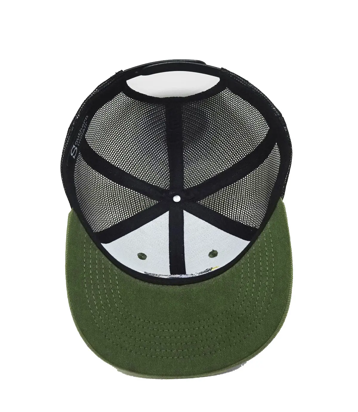 Unisex High Quality 2D Embroidery Green Color Medium Profile Cotton and Mesh Fabric Trucker Hat From Vietnam Supplier 4