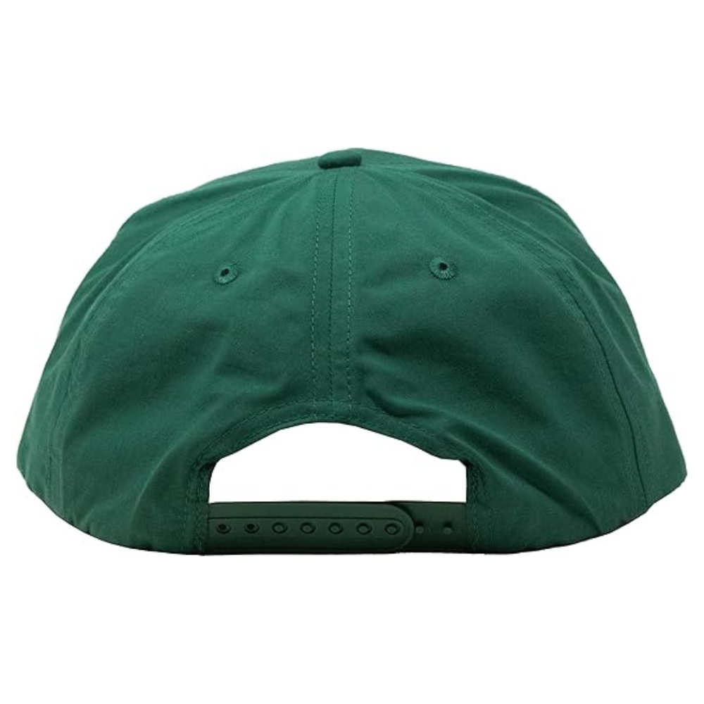 Unstrucred Snapback Caps 5 Panel With Rope Contrast Color on Brim Unstructured Hats Plastic Single Row Buckle Yellow/Green OEM 5