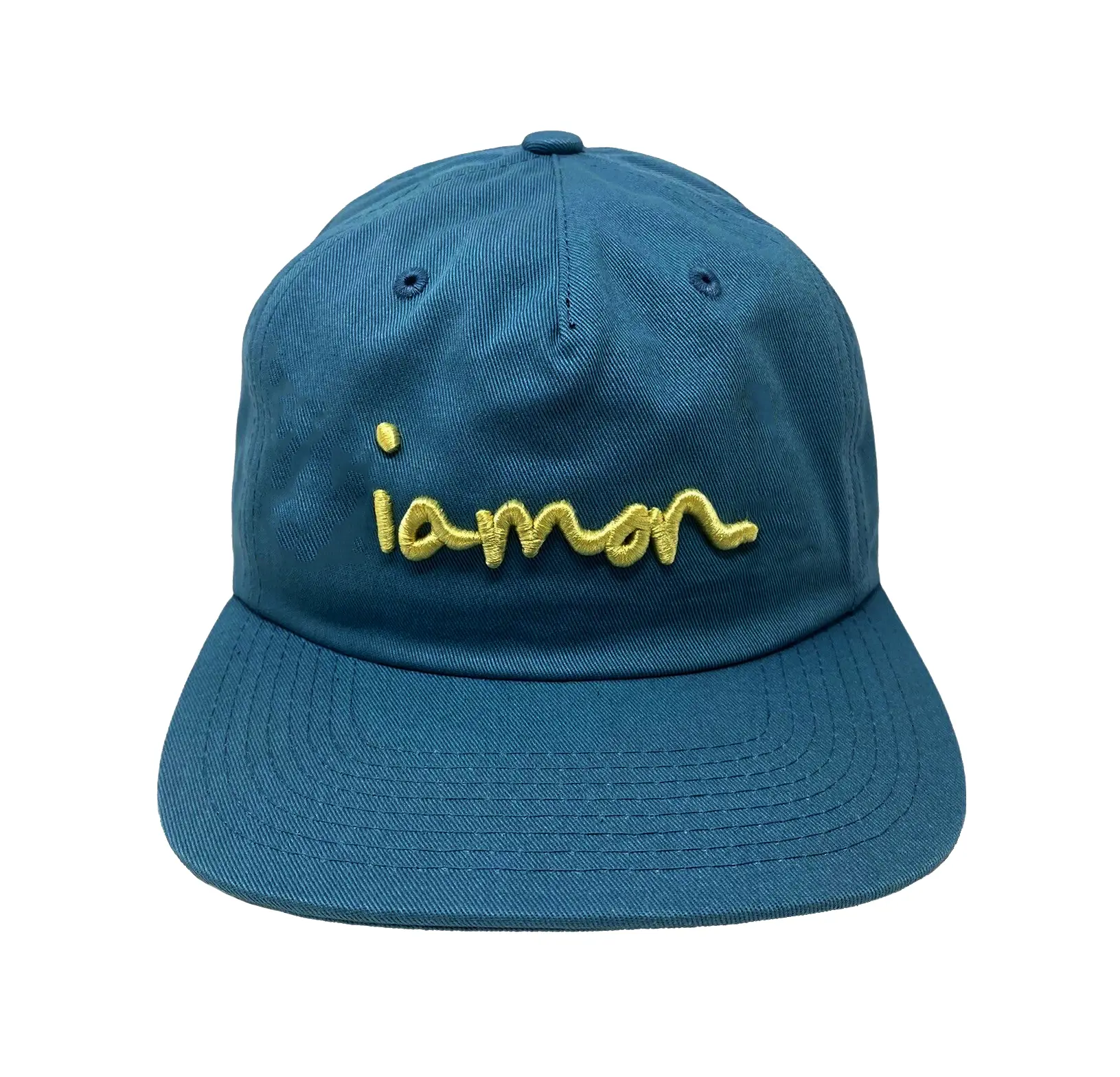 Unstructured 5 Panel Snapback Cap Custom Embroidery Logo Flat Brim Promotional High Quality Hiphop Snapback Cap for Men 1