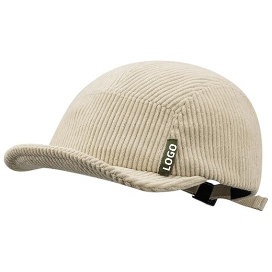 Unstructured 5 Panel Snapback Nylon Hats Cap Corduroy Panel Gorras Plain Leather Sport Snapback Cap Hat 3