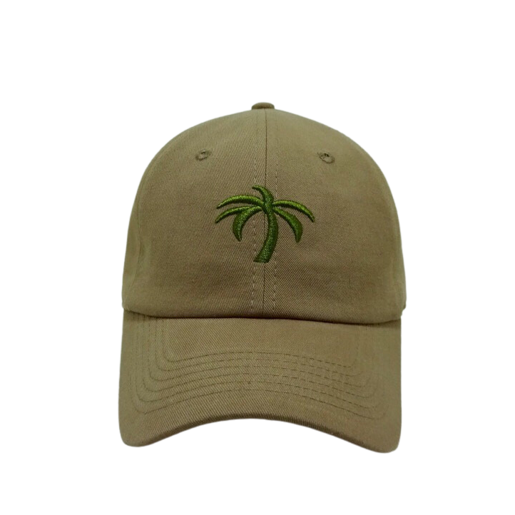 Unstructured Baseball Caps for Men Custom Embroidery Logo Tree and Back Logo in Vietnam Factory Verified Headwear Supplier