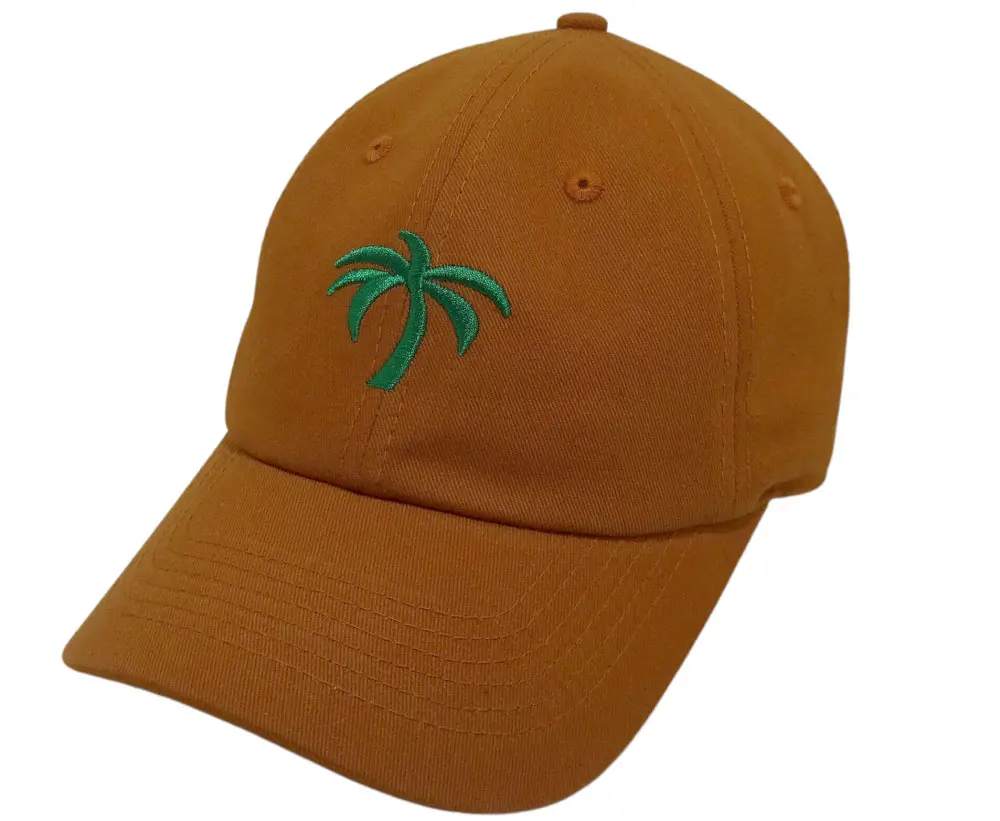 Unstructured Baseball Caps for Men Custom Embroidery Logo Tree and Back Logo in Vietnam Factory Verified Headwear Supplier 4