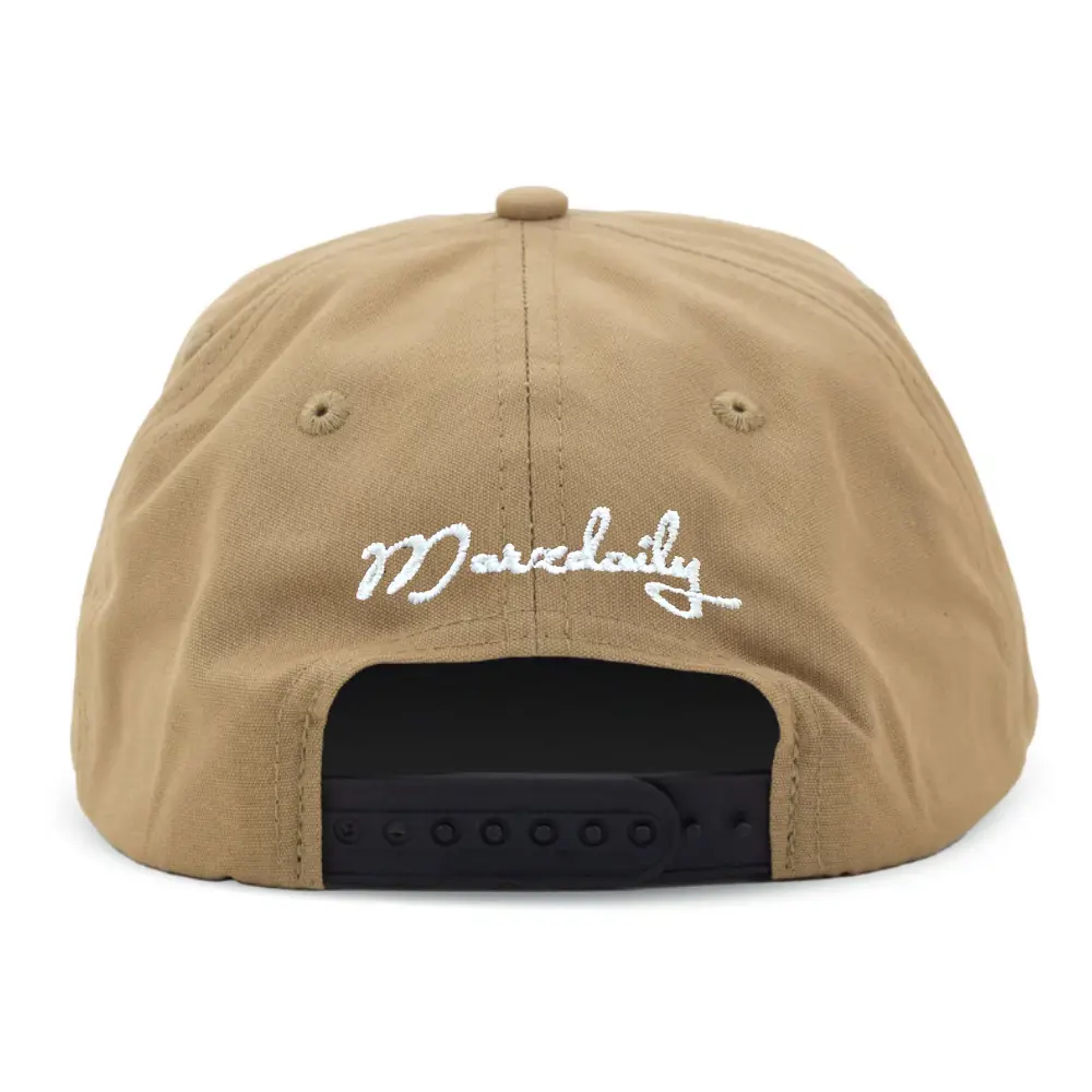 Unstructured Baseball Caps Printing Logo on Front Side Flat 2D Embroidered Logo Snapback Closure Single Row Buckle for All Ages 4