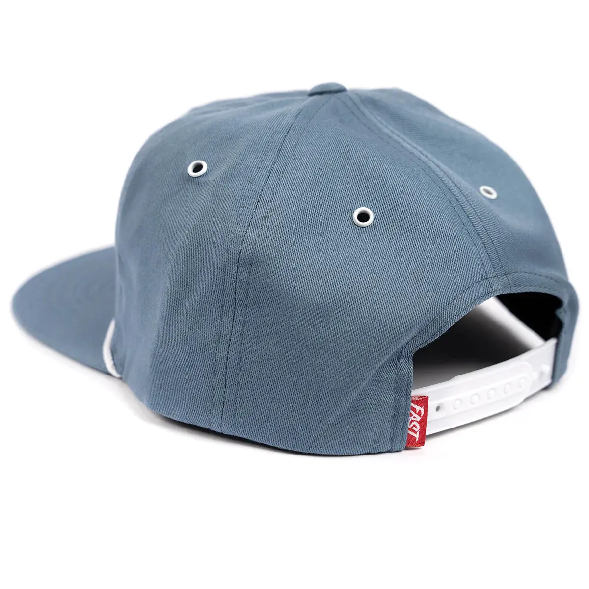 Unstructured Flat Brim Hat with Rope Wholesale Products Snapback Cap Custom Logo 5-Panel High Quality High Profile Snapback Cap 2