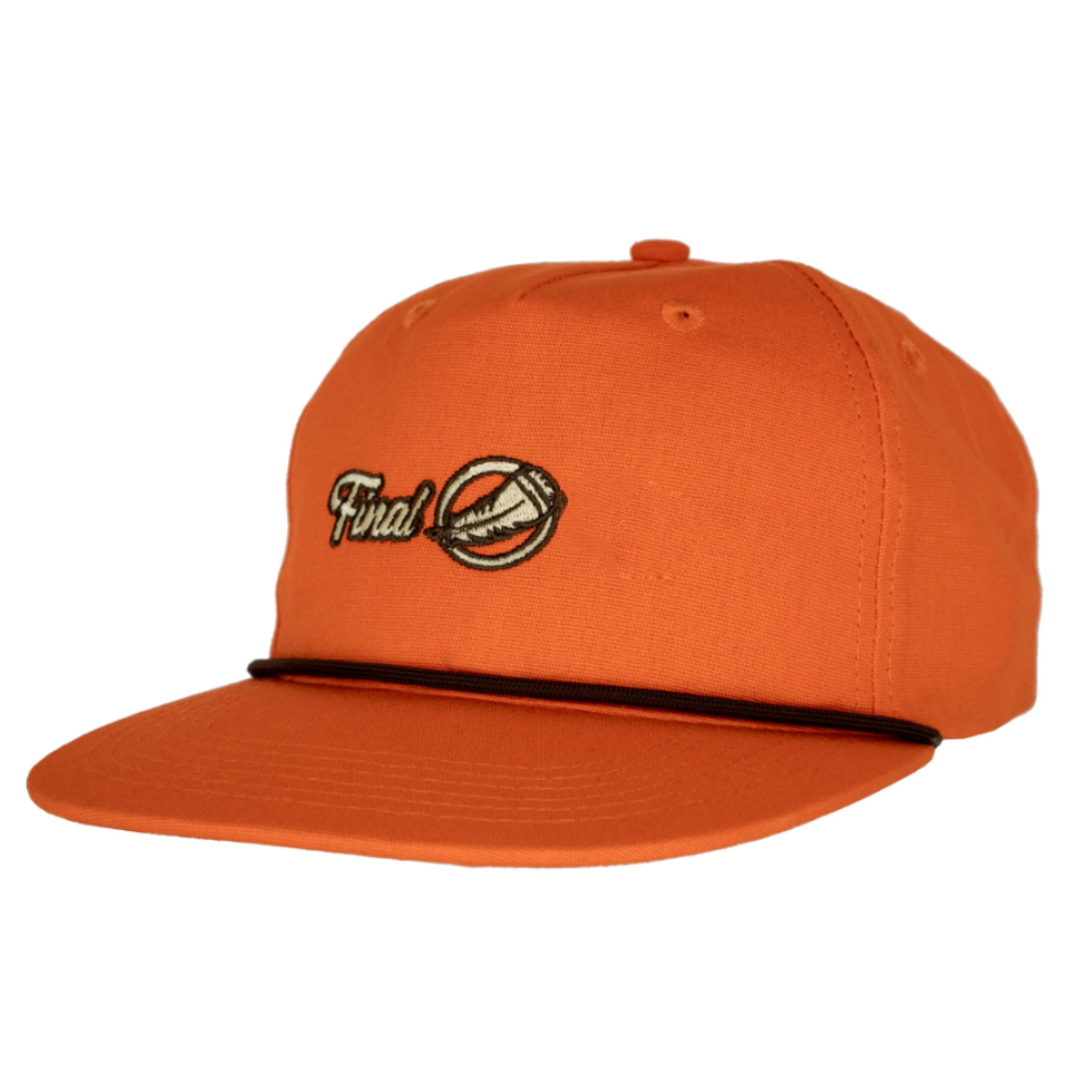 Unstructured Snapback Rope Hat Flat Embroidered Logo 5 Panel Gorras Adjustable Single Row Plastic Snapback Closure Sporty Styles 5