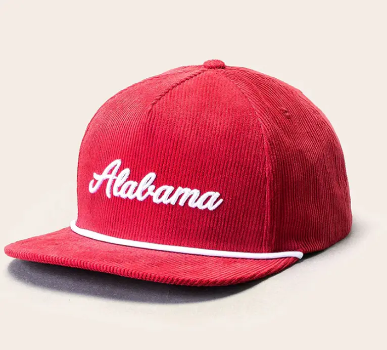 Velvet Snapback Cap White Corduroy Baseball Hat With Rope Snapback Embroidery Vietnam Factory Sport Dad Hat Customized Logo 4