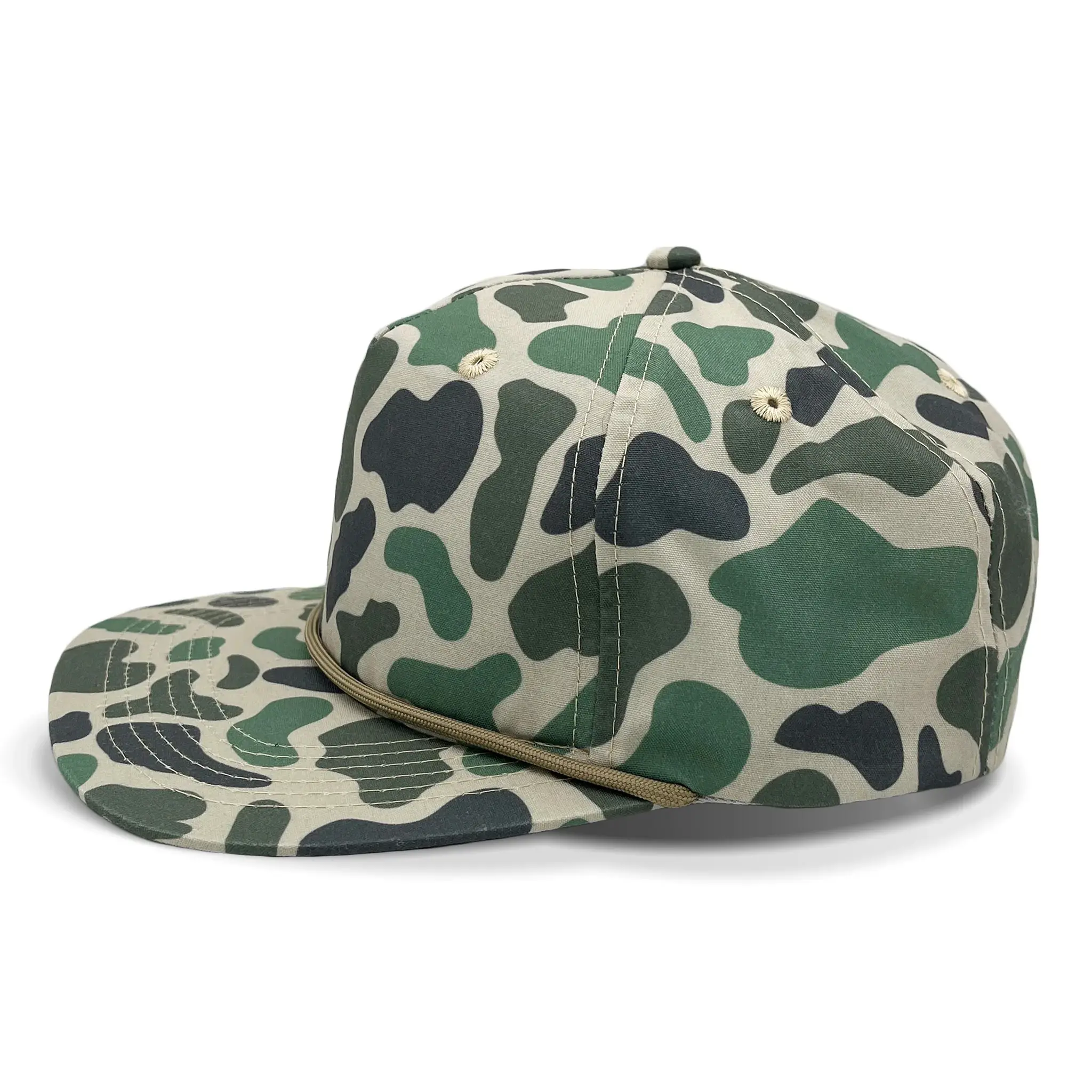 Vietnam Factory Wholesale Snapback Cap Custom Logo High Quality Texas Hat Camouflage Patterns Promotional Running Sports Cap 3