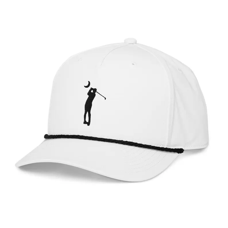 Vietnam Made Baseball Cap With Nylon Rope Detail Embroidered Logo Hat For Unisex Golfer Outdoor Casual Style Travel Promotion L1 2