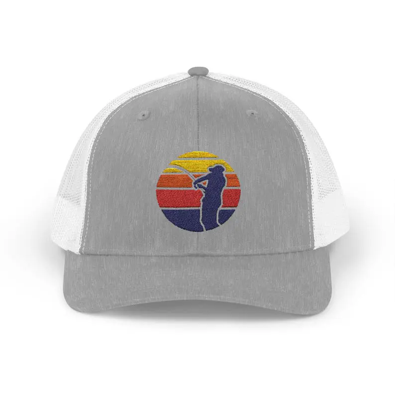 Vietnam Made Breathable 6 Panel Trucker Hat Custom Woven Logo Mesh Back Pre Curved Caps For Casual Sporty Fishing Hunting L01 2