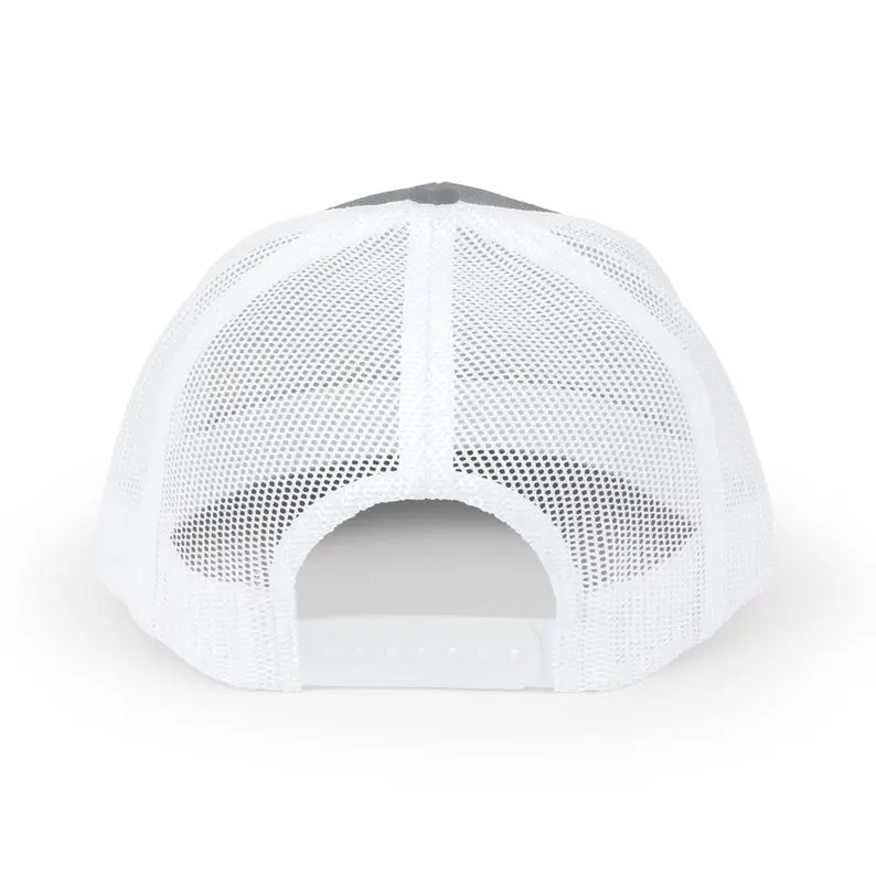 Vietnam Made Breathable 6 Panel Trucker Hat Custom Woven Logo Mesh Back Pre Curved Caps For Casual Sporty Fishing Hunting L01 3