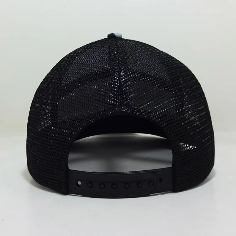 Vietnam Made Camo 7 Panel Trucker Hat With Breathable Mesh Back Custom Design Logo Caps For Hunting Outdoor Brand Promotion  L01 6