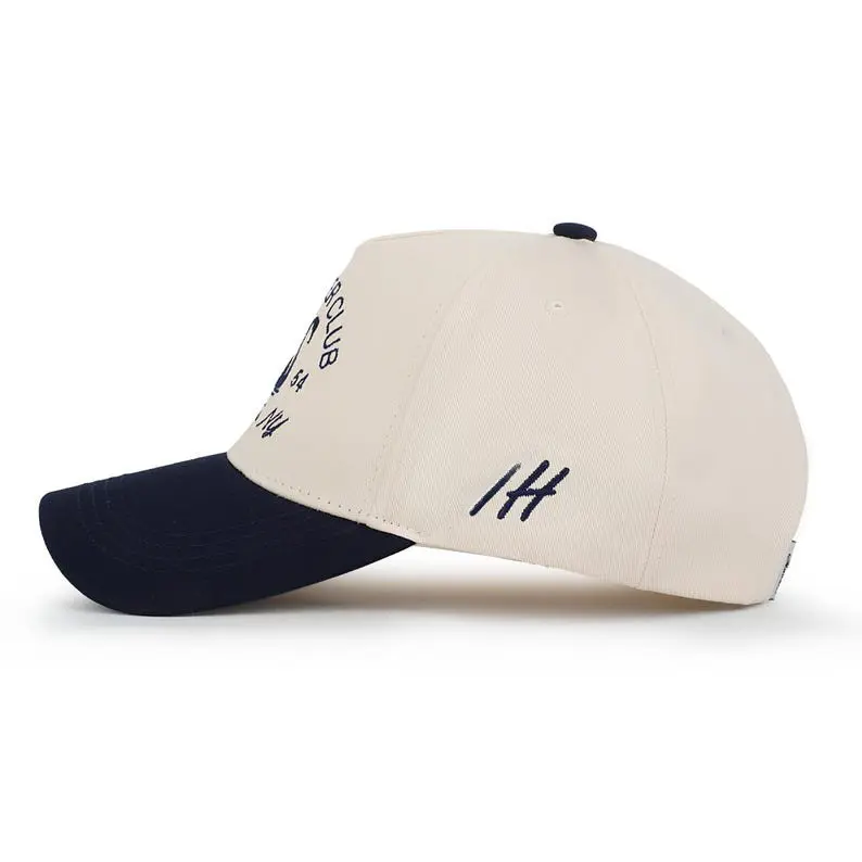 Vietnam Made Retro Style Baseball Caps Two Tone Design Custom Embroidered Logo Hat For Men Women Travel Casual Wear Promotion L1 4