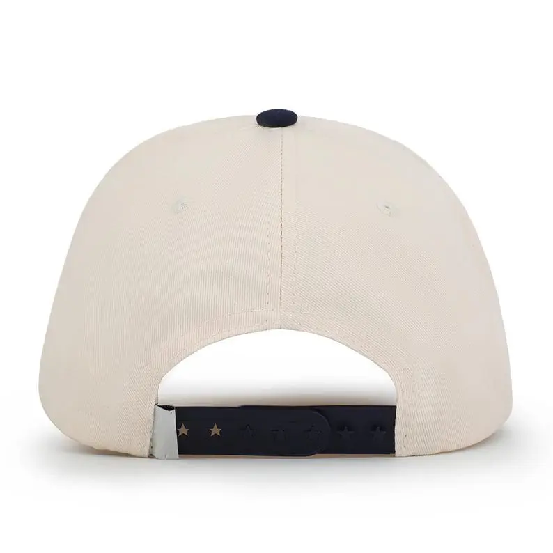 Vietnam Made Retro Style Baseball Caps Two Tone Design Custom Embroidered Logo Hat For Men Women Travel Casual Wear Promotion L1 5