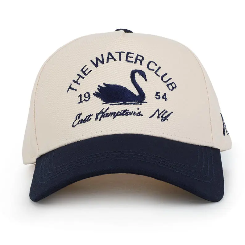 Vietnam Made Retro Style Baseball Caps Two Tone Design Custom Embroidered Logo Hat For Men Women Travel Casual Wear Promotion L1 2