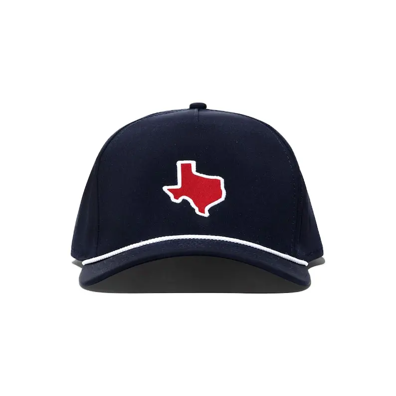Vietnam Made Texas State Logo Baseball Hat Custom Adjustable Fit Caps With Rope Gorras For Men Women Golfer Sports Promotion L01