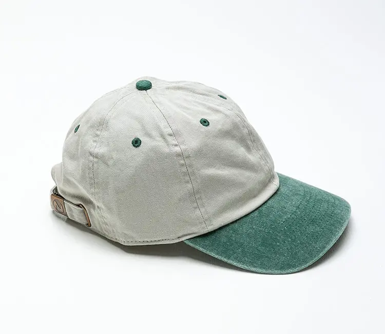 Vietnam Made Two Tone Baseball Caps Embroidered Washed Dad Hat Adjustable Strap Vintage For Men Women Outdoor Travel Sports L01 5