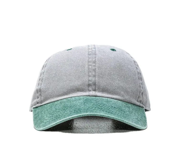 Vietnam Made Two Tone Baseball Caps Embroidered Washed Dad Hat Adjustable Strap Vintage For Men Women Outdoor Travel Sports L01 2
