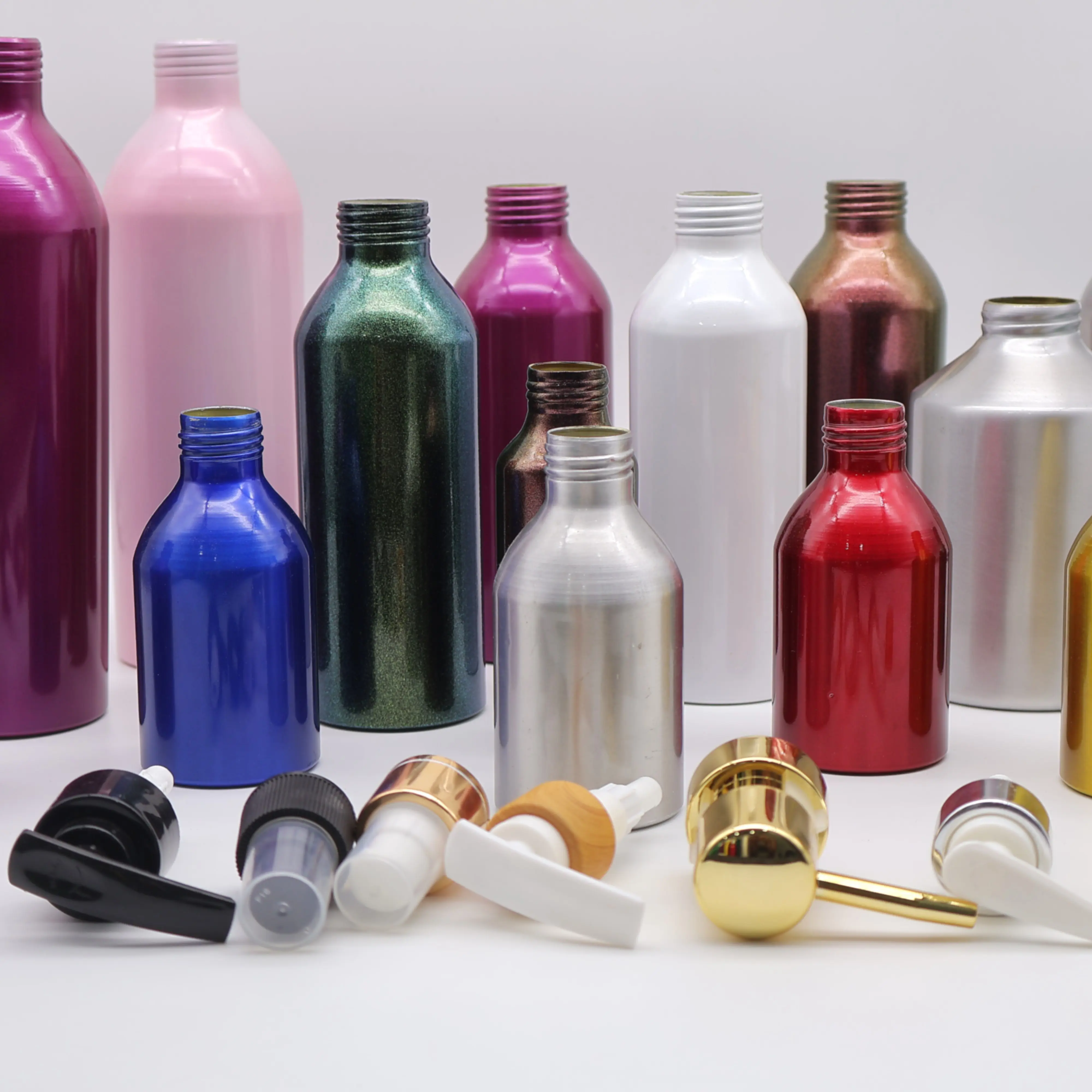 Vietnam Manufacturer Liquid Essence Aluminum Metal Bottles for Cosmetics & Shampoo Conditioner Factory Direct Viet Nam Factory 2