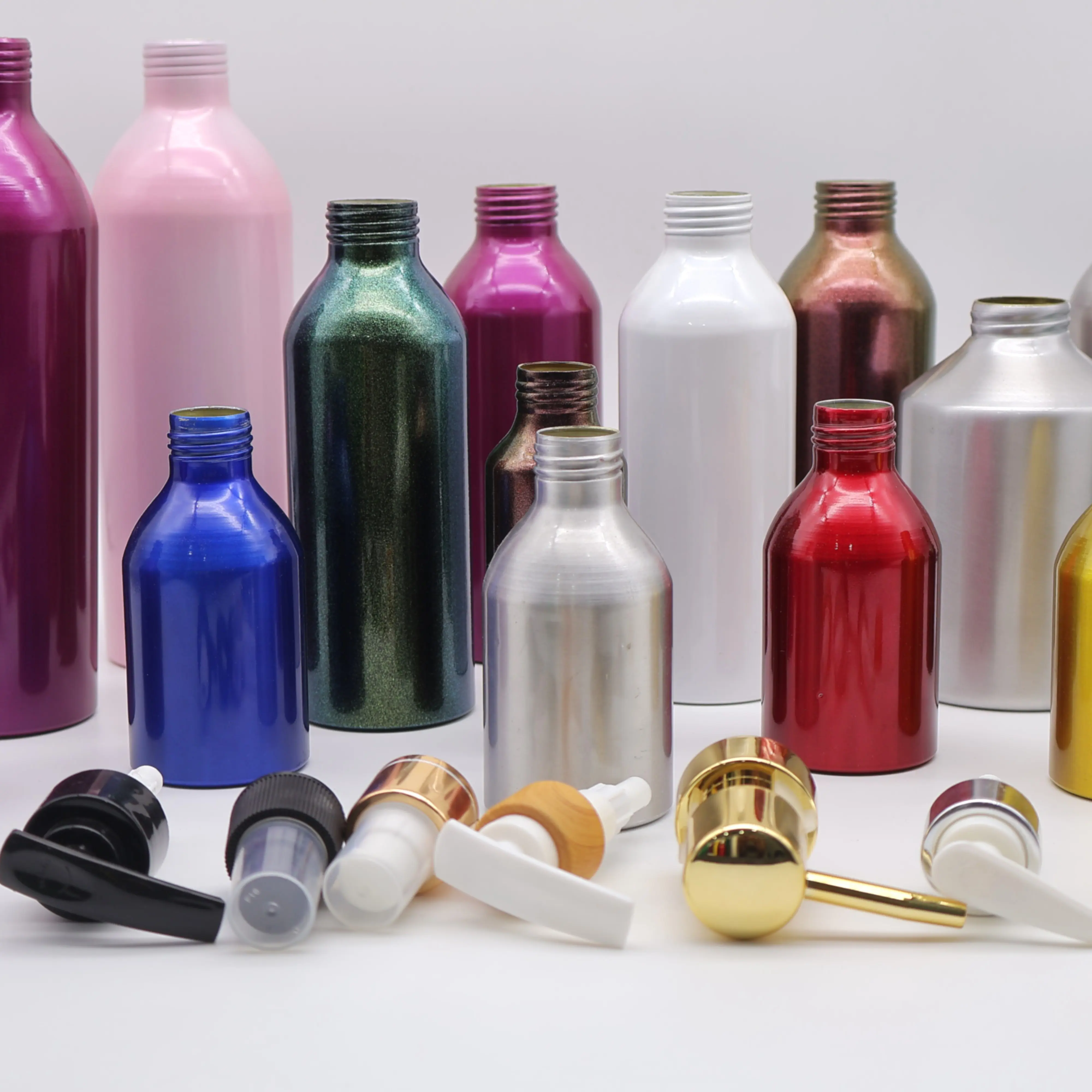 Vietnam Manufacturer Liquid Essence Aluminum Metal Bottles for Cosmetics & Shampoo Conditioner Factory Direct Viet Nam Factory 6