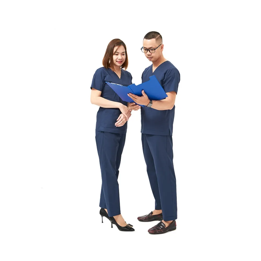 Vietnam ODM/OEM Service - Hospital Uniform Scrub Shirt - Highest Quality From Medical scrubs manufacturers 4